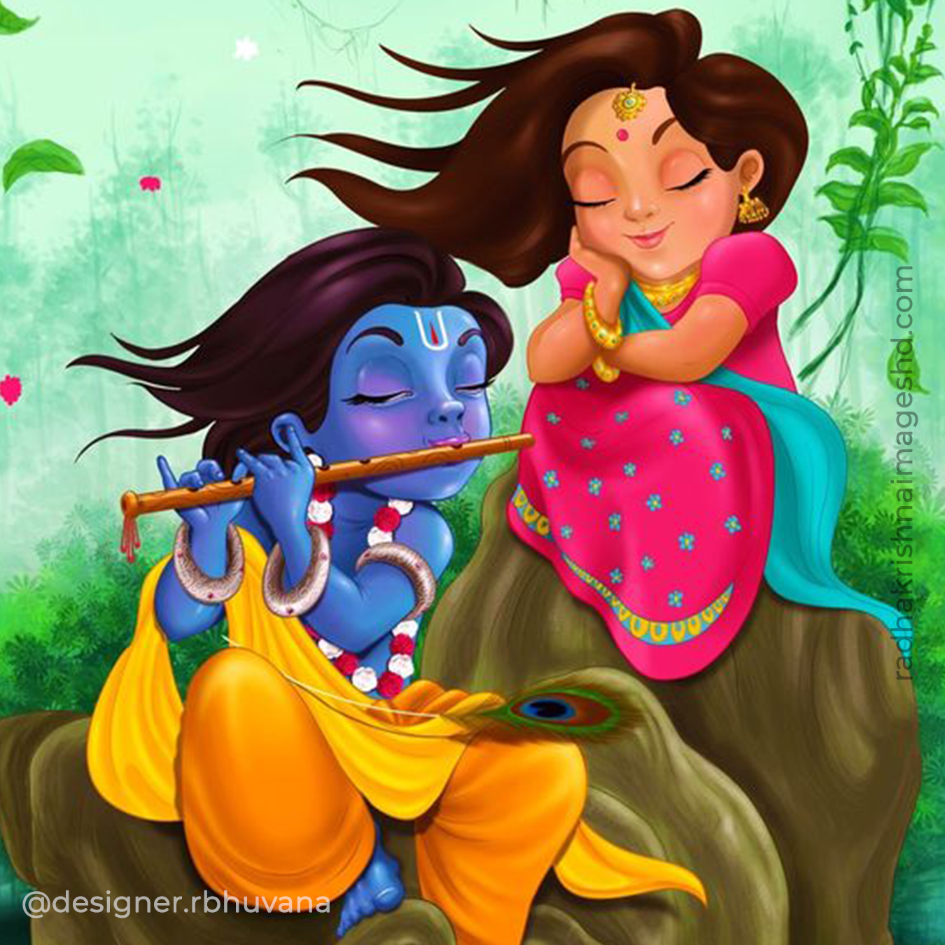 10+ Cute Radha & Krishna Images For Free Download