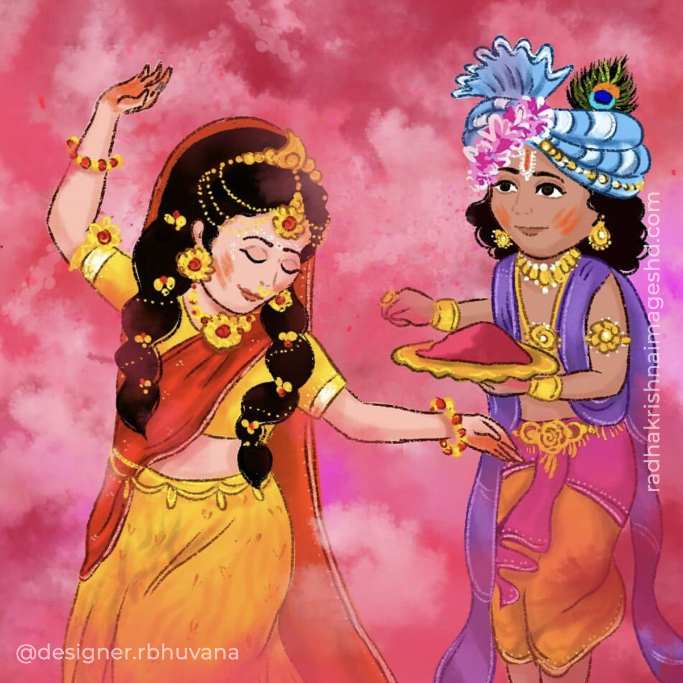 10+ Cute Radha & Krishna Images For Free Download