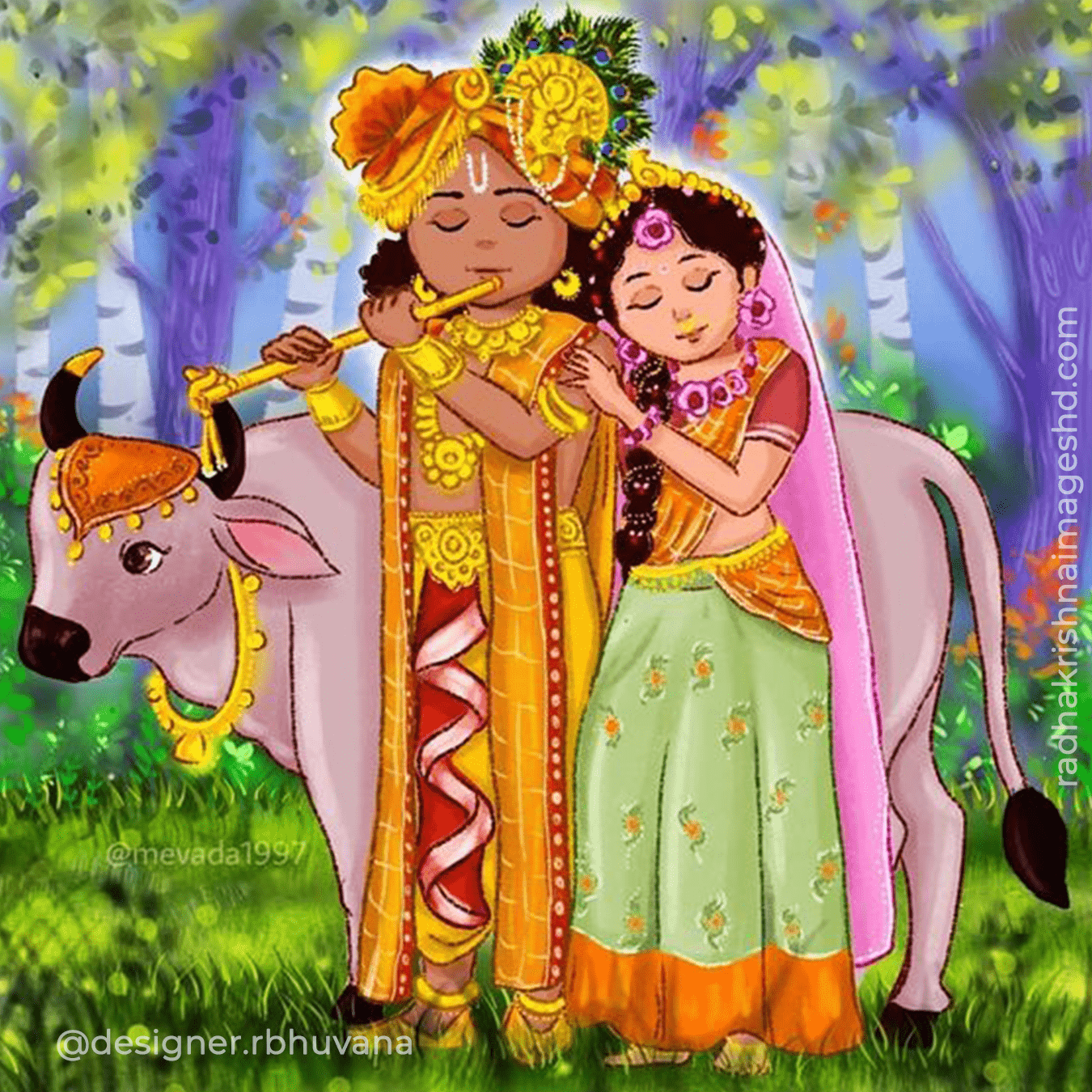 Cute Radha & Krishna - 300+ Radha Krishna HD Images