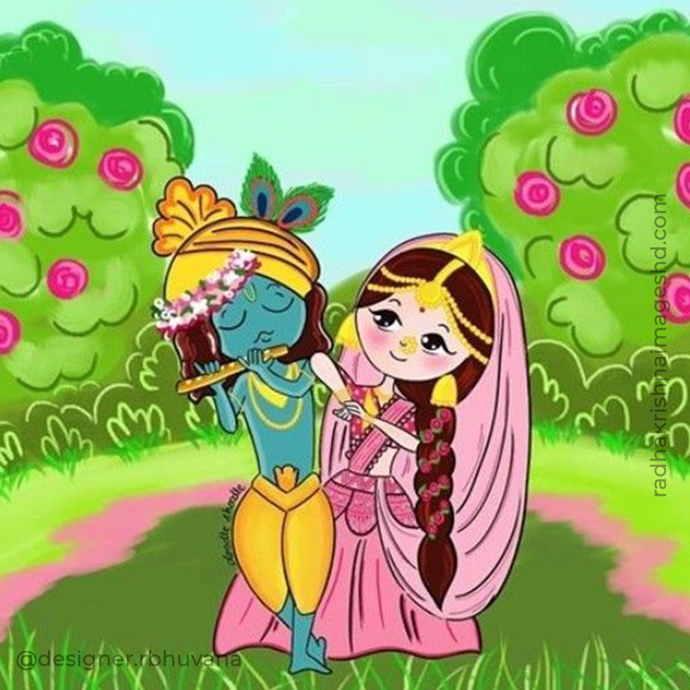 10+ Cute Radha & Krishna Images For Free Download