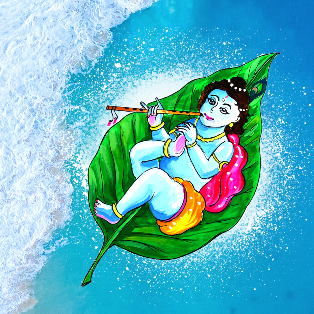 Krishna With Flute HD Wallpaper 57